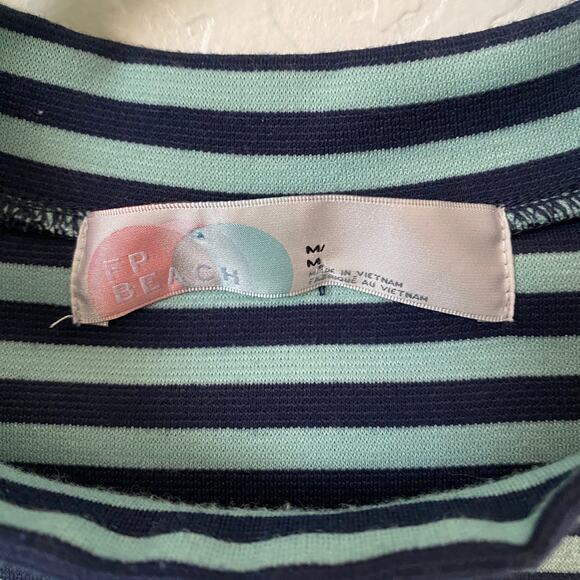 Free People Beach On the Line Striped Dress Size M - Picture 3 of 4